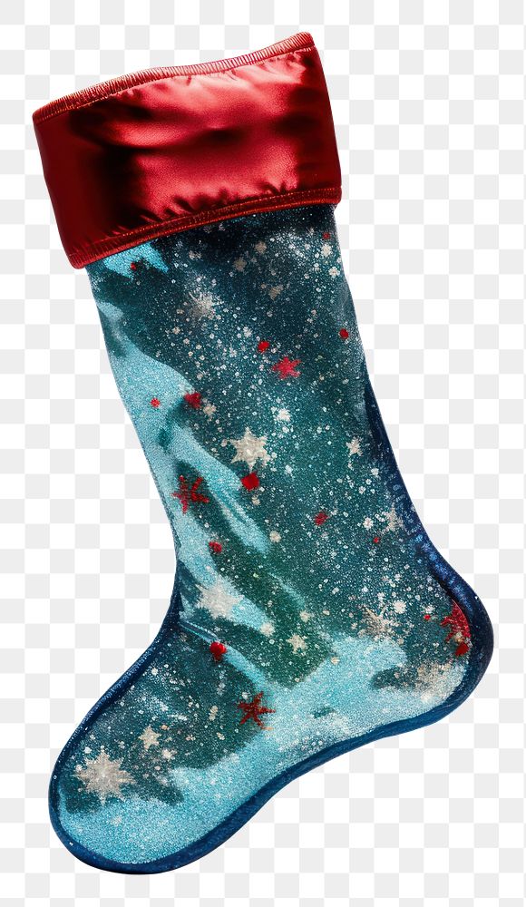 PNG Christmas stocking decorate christmas gift sock. AI generated Image by rawpixel.