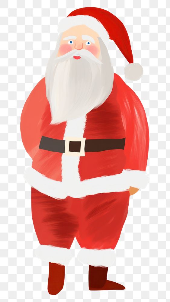 PNG Santa Claus white background santa claus celebration. AI generated Image by rawpixel.
