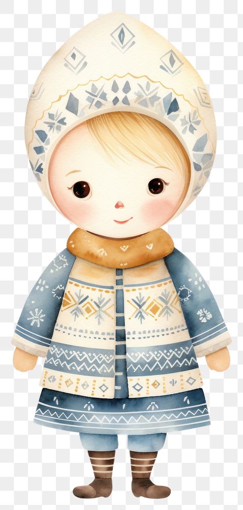 PNG A child boy cute doll toy. AI generated Image by rawpixel.