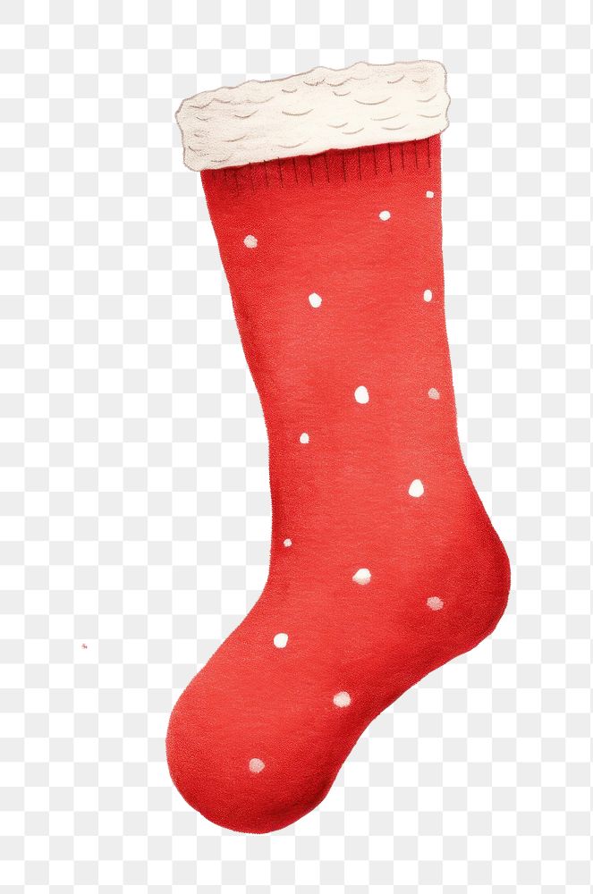 PNG Chirstmas sock christmas red celebration. AI generated Image by rawpixel.