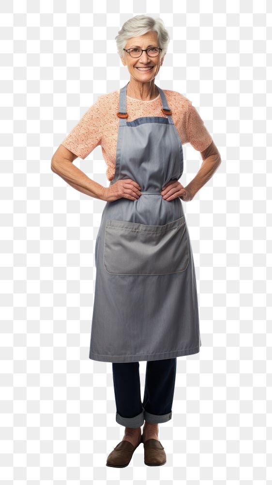 Apron retirement outerwear happiness. AI generated Image by rawpixel.