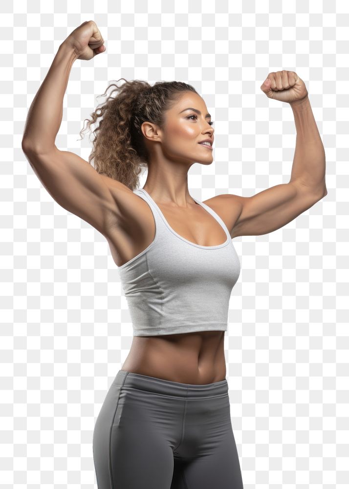 PNG Determination sports adult woman. AI generated Image by rawpixel.