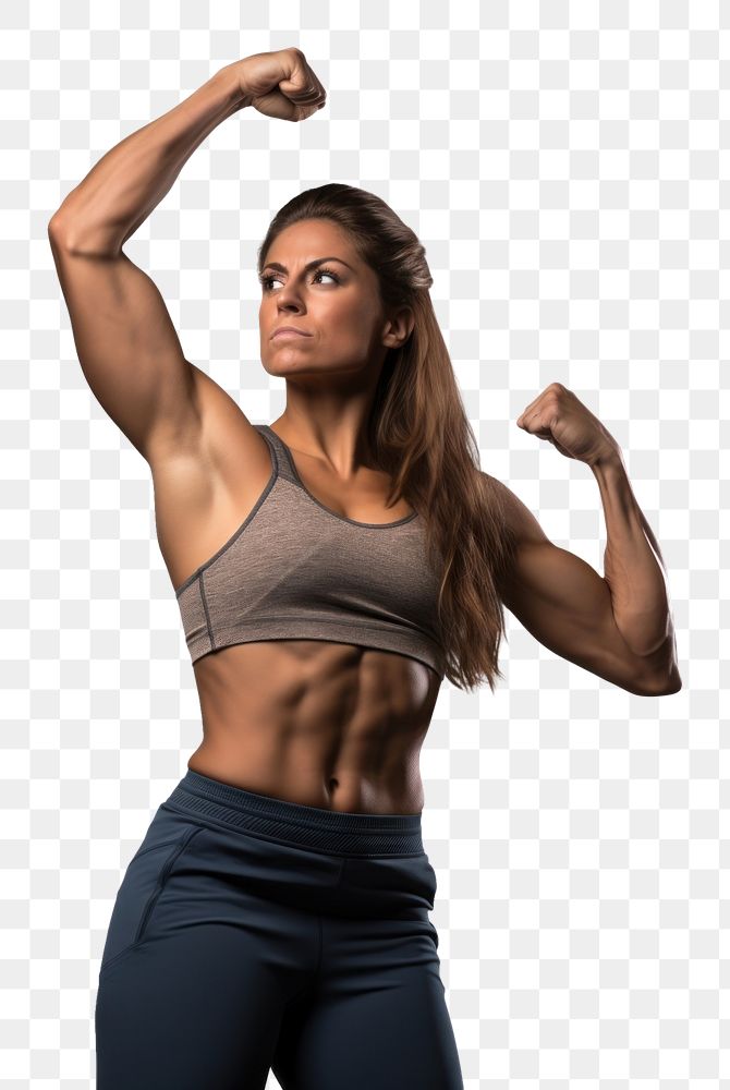 PNG Sports determination adult woman. AI generated Image by rawpixel.