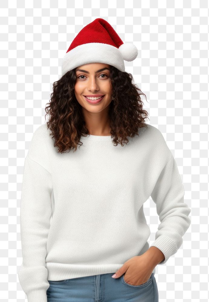 PNG Sweater sweatshirt christmas smile