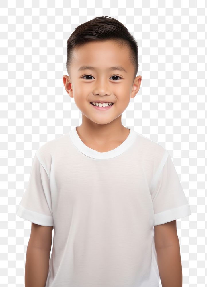 PNG Portrait t-shirt sleeve child. AI generated Image by rawpixel.