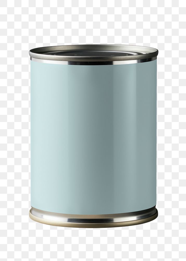 Tin can png, product packaging, transparent background