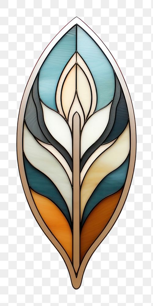 PNG  Glass wildflower art shape leaf. AI generated Image by rawpixel.