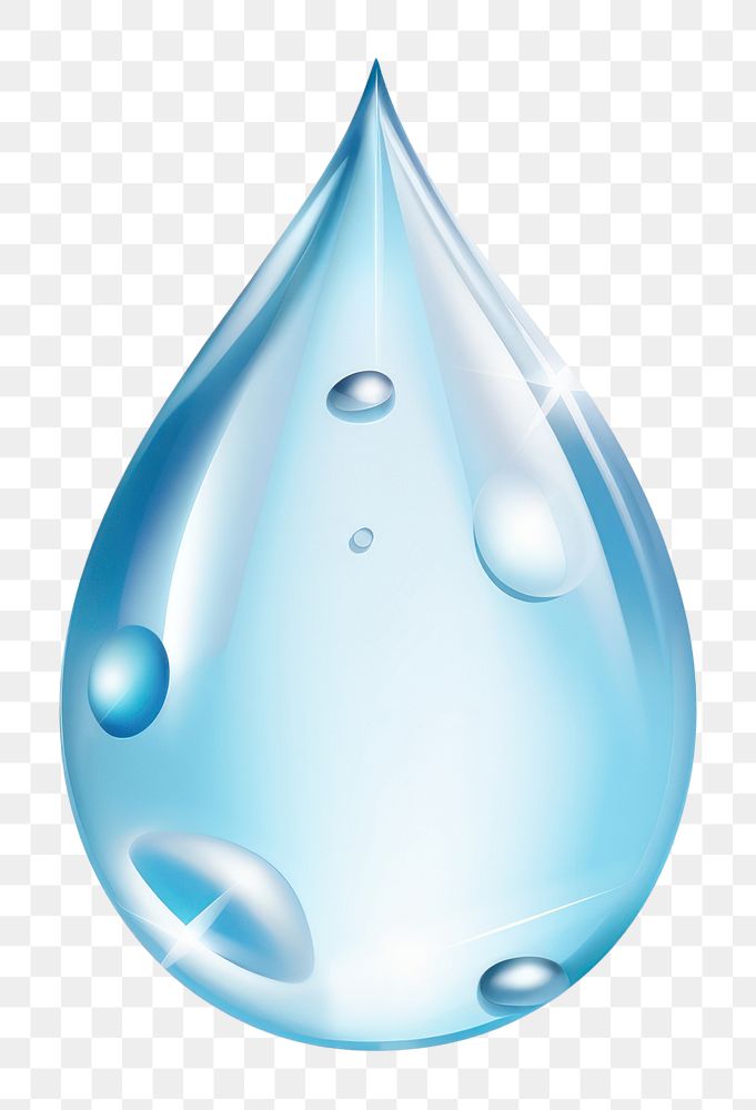 PNG Water drop white background transparent. AI generated Image by rawpixel.
