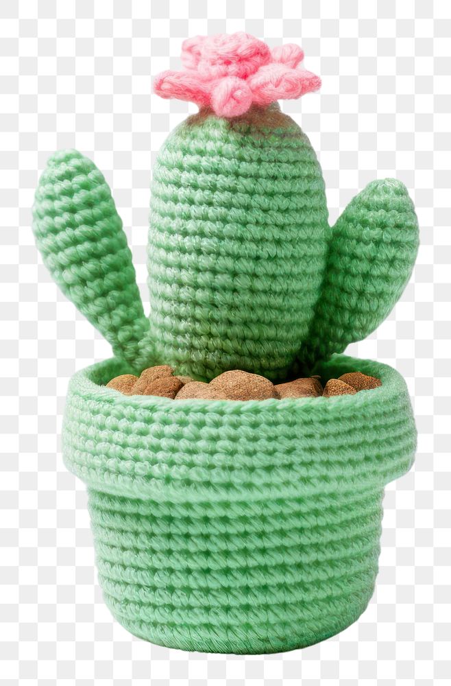 PNG  Potted cactus plant toy white background. AI generated Image by rawpixel.