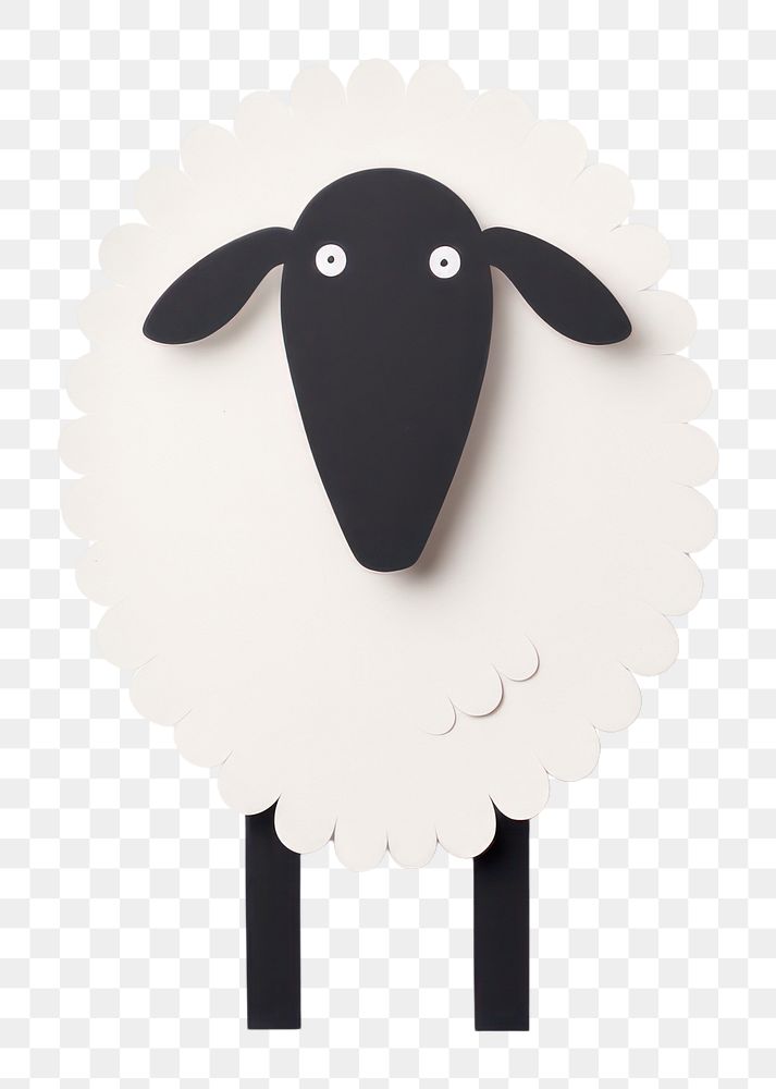 PNG Sheep animal white anthropomorphic. AI generated Image by rawpixel.