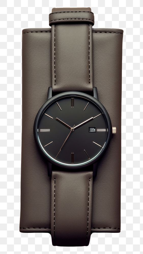 PNG  Wristwatch person clock strap. AI generated Image by rawpixel.