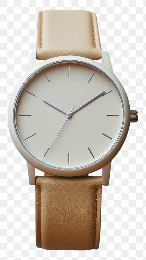 PNG  A wrist watch wristwatch accuracy deadline. AI generated Image by rawpixel.