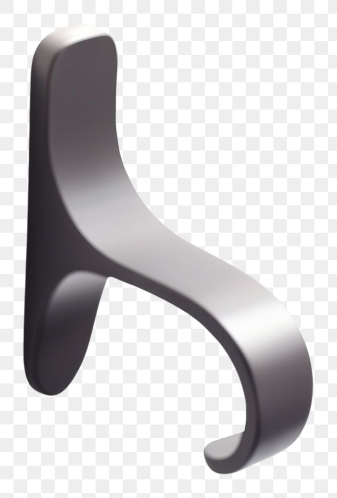 PNG  Modern wall hook furniture moustache armrest. AI generated Image by rawpixel.