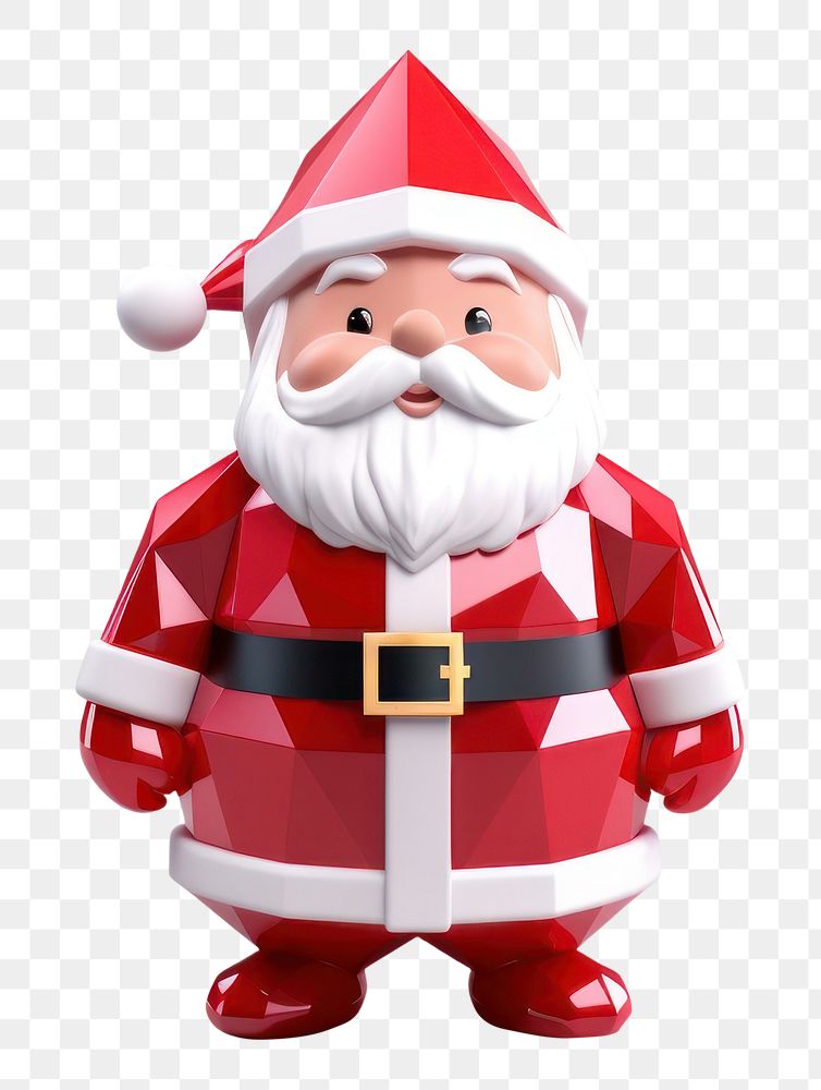 PNG  Rendeir santa toy figurine white background. AI generated Image by rawpixel.
