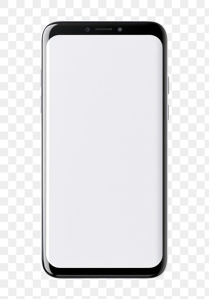 PNG Phone mockup white background electronics. AI generated Image by rawpixel.
