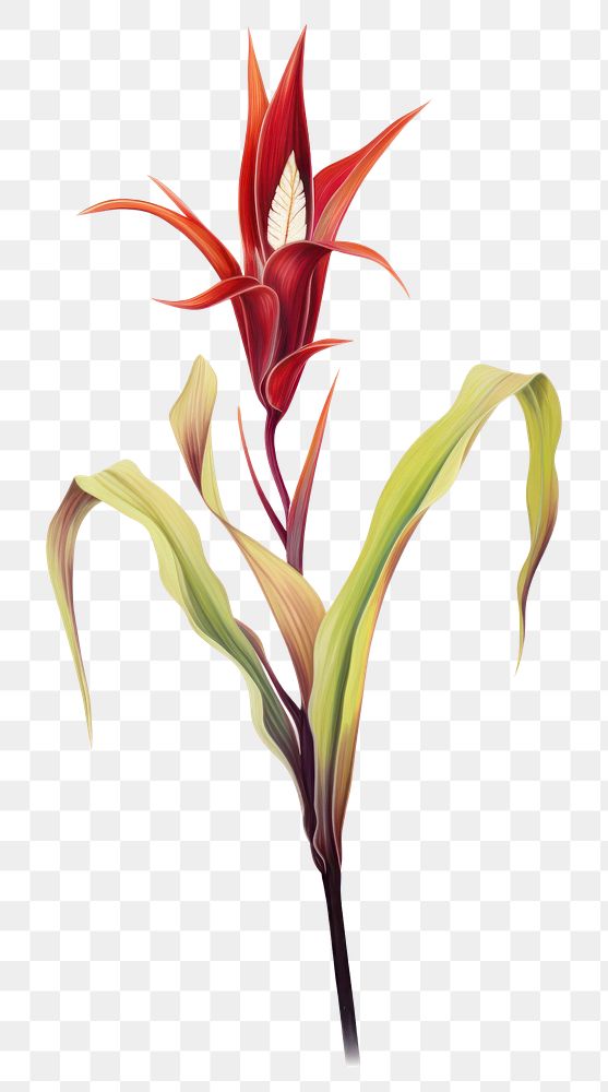 PNG exotic flower plant, plant element, transparent background