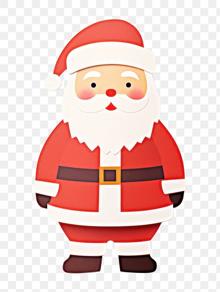 PNG Santa white background anthropomorphic representation. AI generated Image by rawpixel.