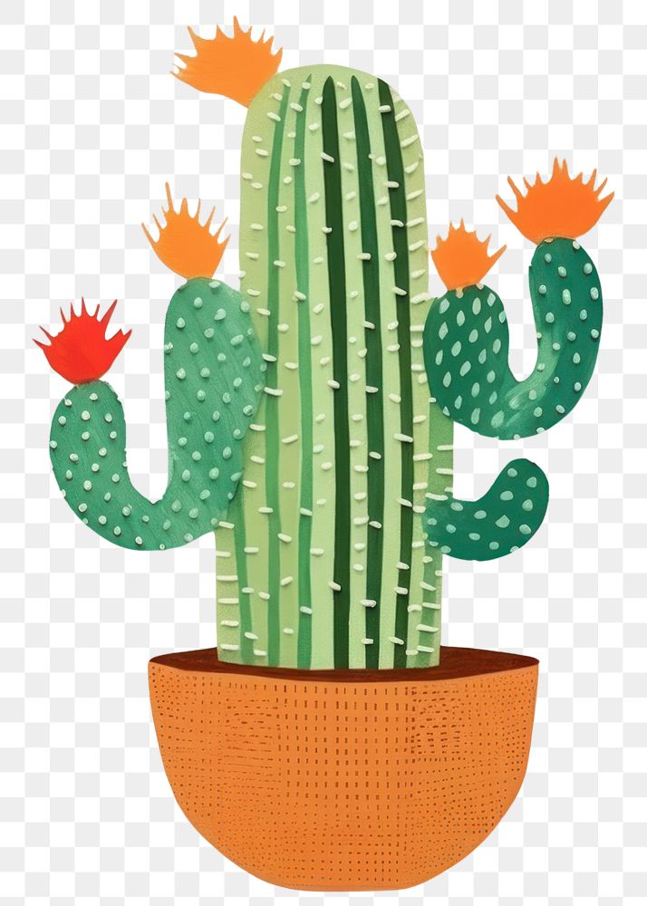 PNG Chin Cactus cactus plant representation. AI generated Image by rawpixel.