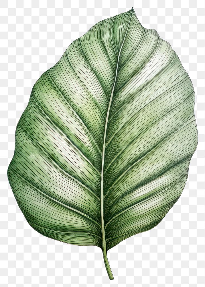 PNG  Tropical leaves plant leaf white background