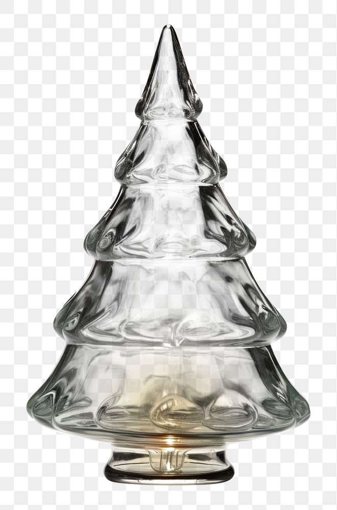 PNG Christmas tree glass lamp white background. AI generated Image by rawpixel.