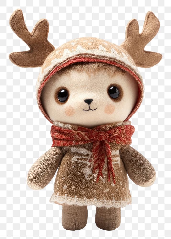 PNG Reindear doll plush cute