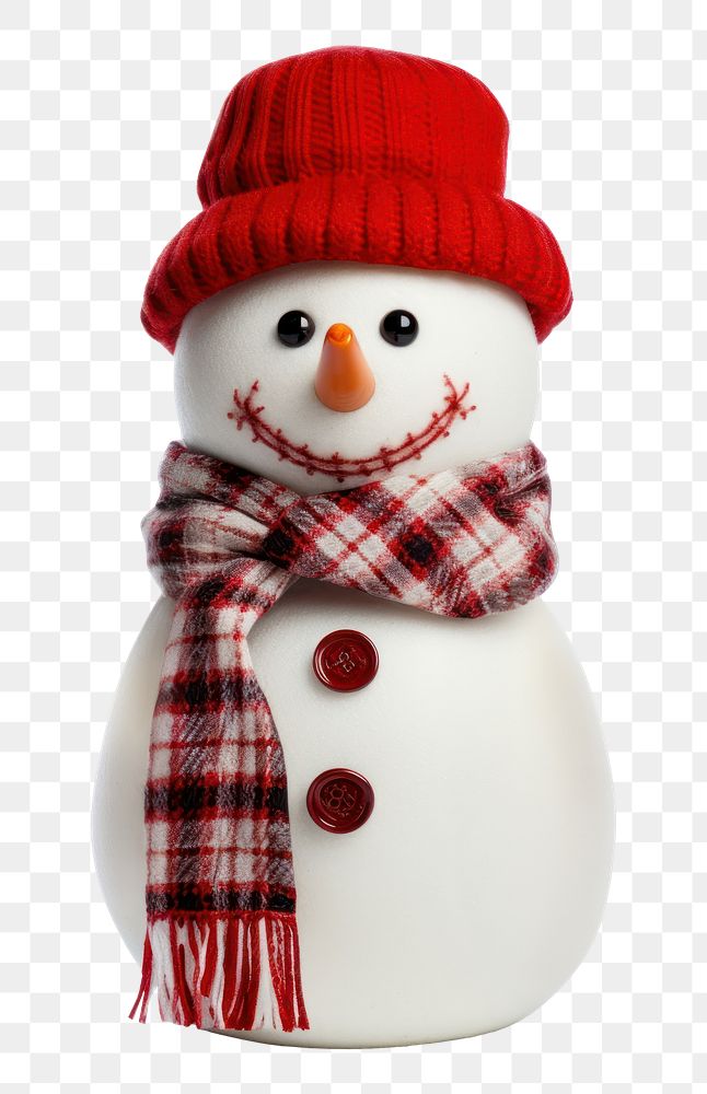 PNG  Snowman winter white white background. AI generated Image by rawpixel.