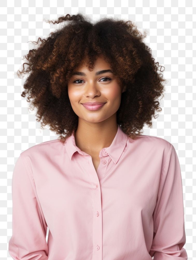 PNG Woman portrait blouse shirt. AI generated Image by rawpixel.