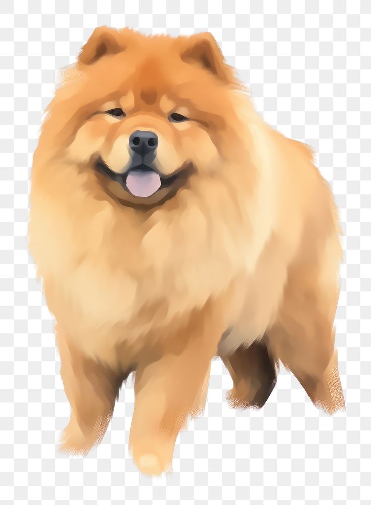 PNG Chow chow mammal animal dog. AI generated Image by rawpixel.