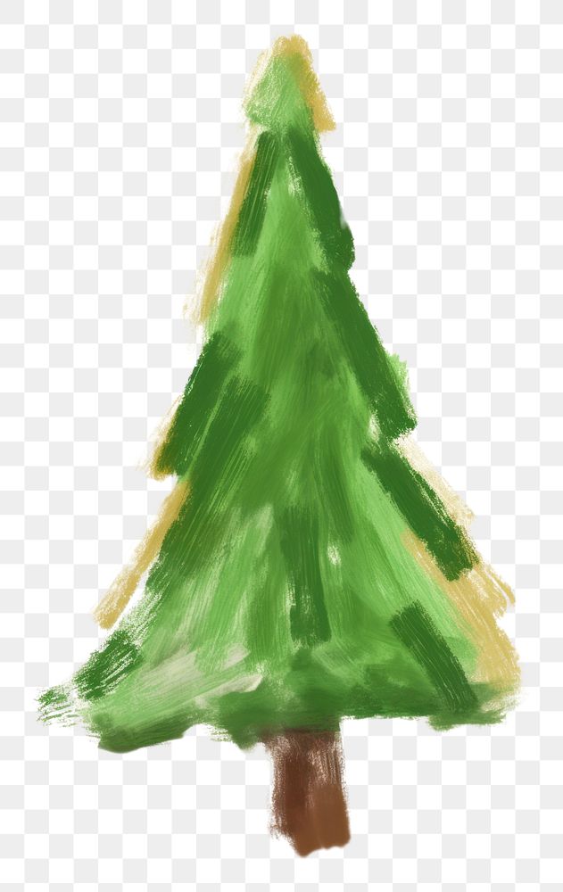 PNG Christmas tree green white background celebration. AI generated Image by rawpixel.