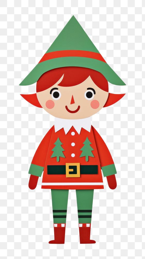 PNG Christmas Elf christmas craft toy. AI generated Image by rawpixel.
