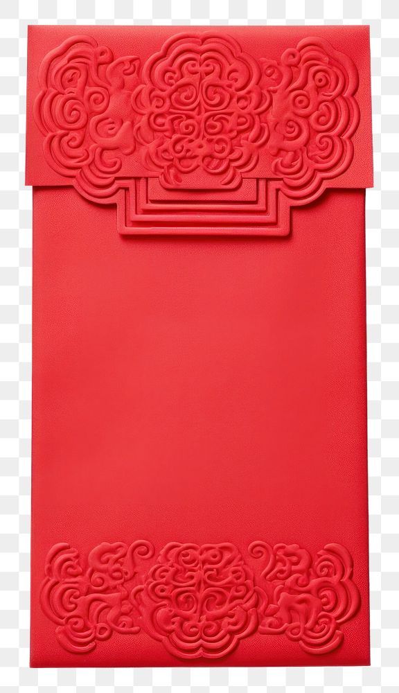 PNG Red paper envelope mailbox chinese new year white background. AI generated Image by rawpixel.