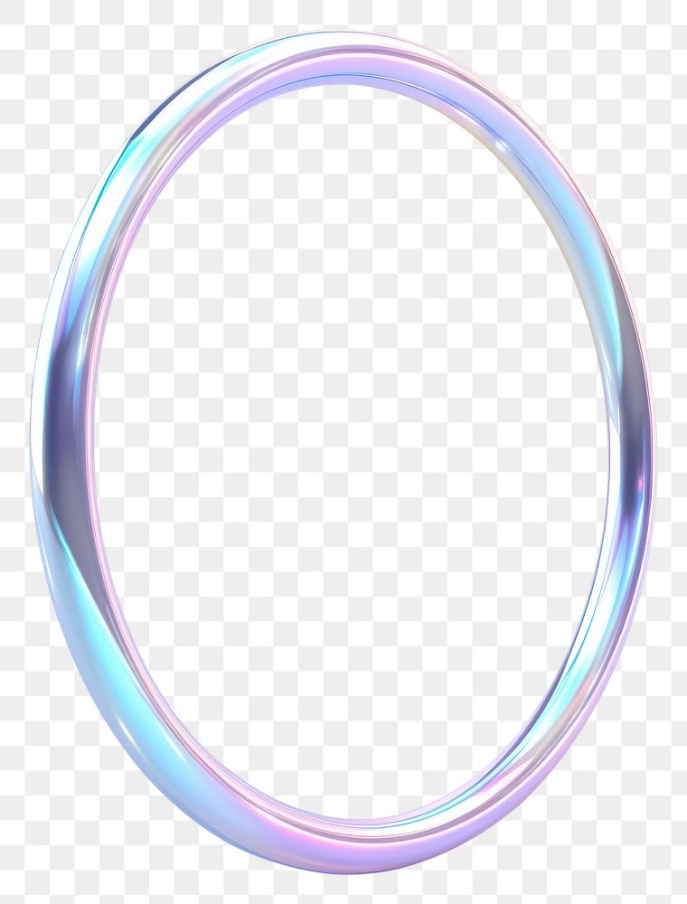 PNG Hoop shape platinum jewelry white background. AI generated Image by rawpixel.