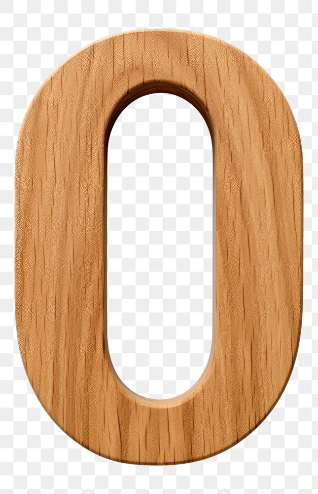 PNG Alphabet number 0 shape wood white background accessories. AI generated Image by rawpixel.