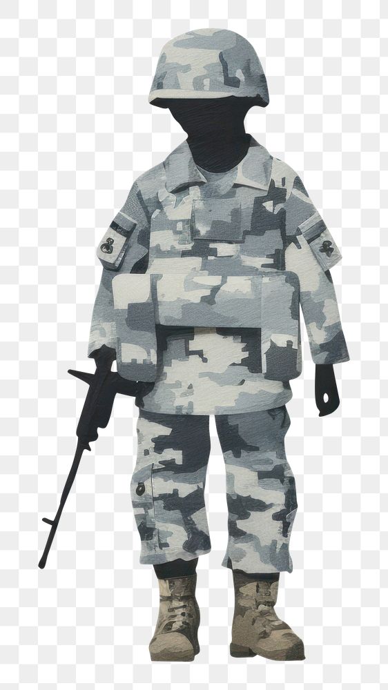PNG Army military weapon kid. AI generated Image by rawpixel.