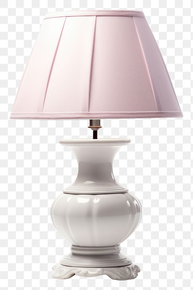 PNG Lamp lampshade white white background. AI generated Image by rawpixel.