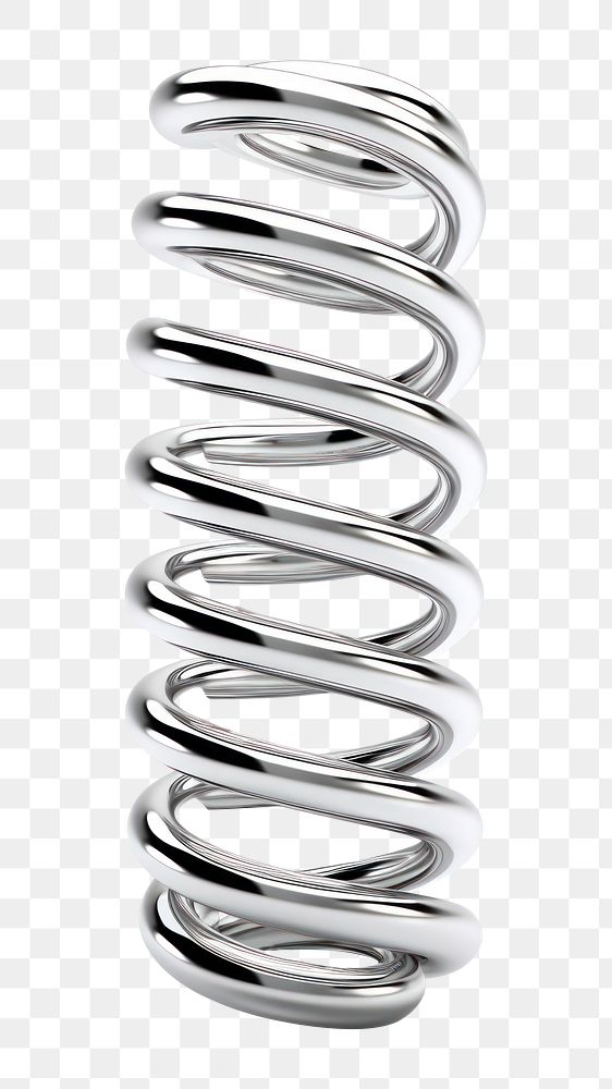 PNG Spiral coil white background platinum. AI generated Image by rawpixel.