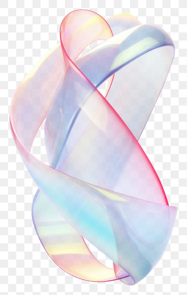 PNG Ribbon shape graphics white background futuristic. AI generated Image by rawpixel.