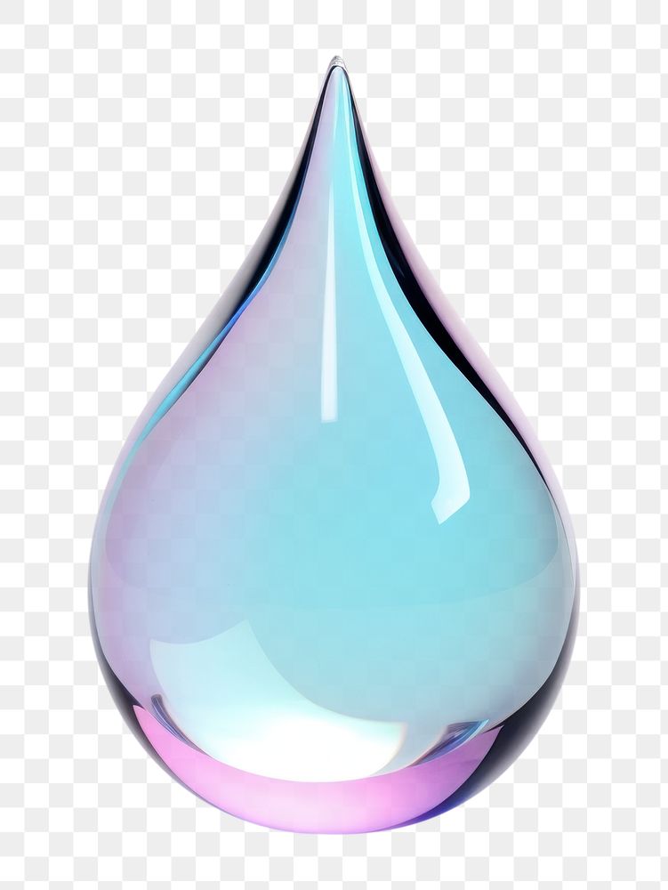 PNG Water drop shape glass transparent simplicity. AI generated Image by rawpixel.