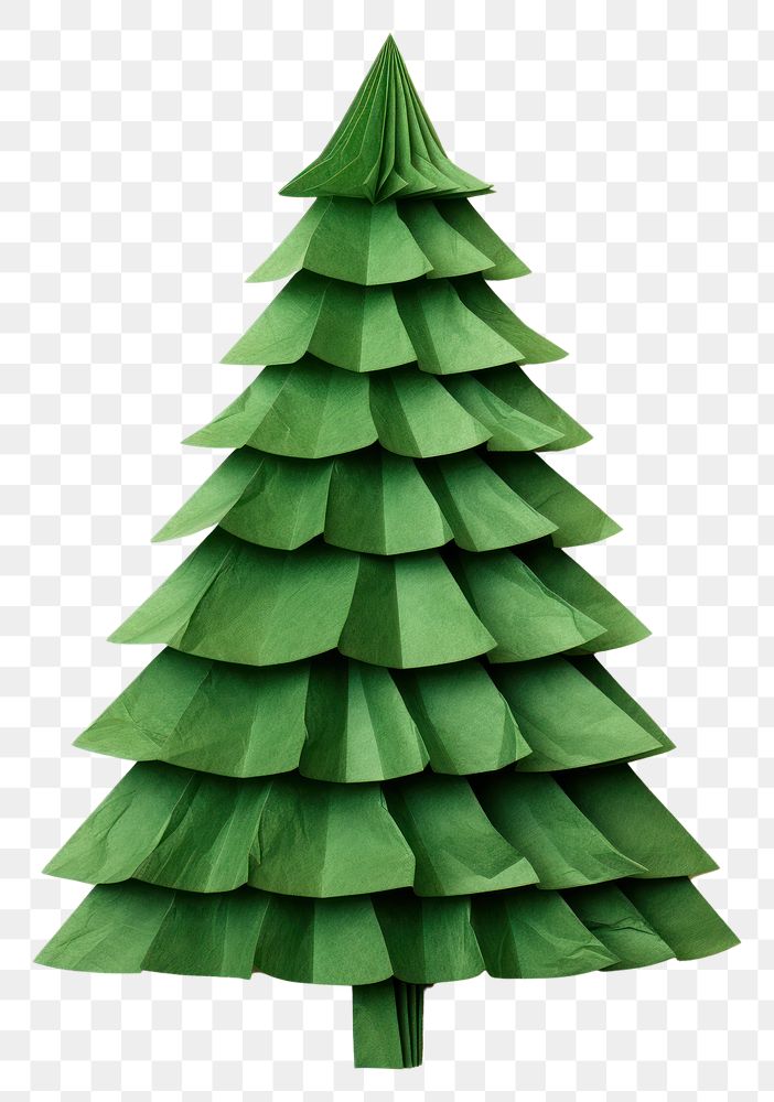 PNG Christmas tree christmas paper origami. AI generated Image by rawpixel.