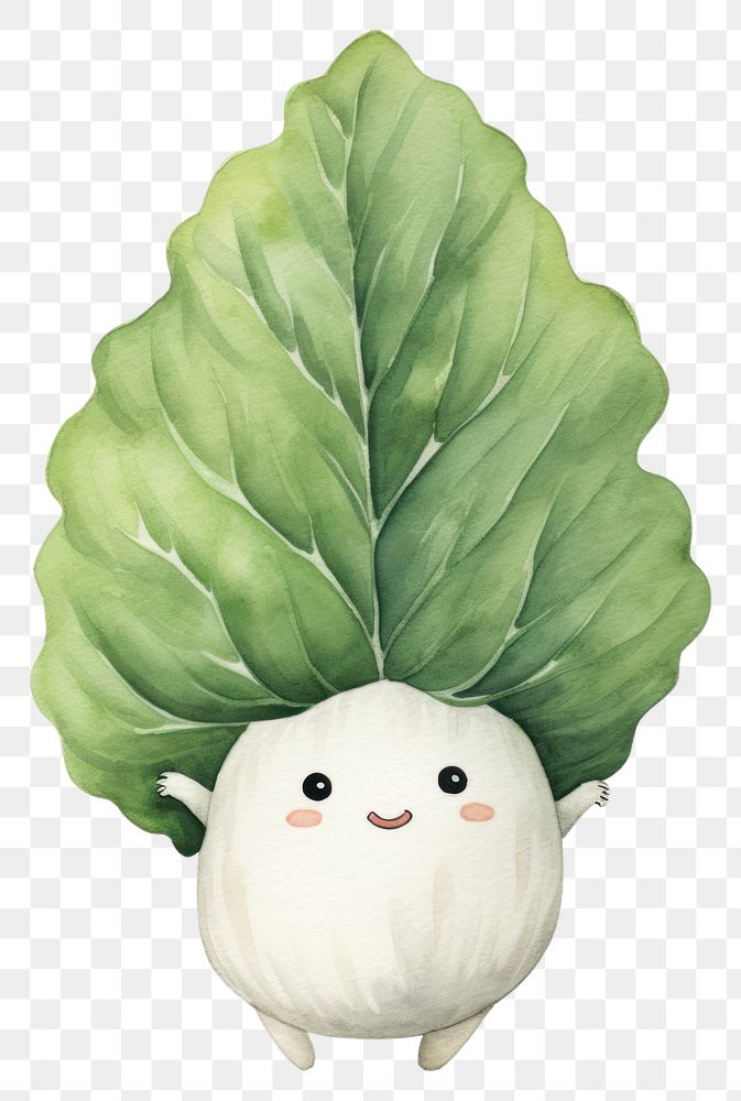 PNG  Cabbage dancing vegetable plant food. AI generated Image by rawpixel.