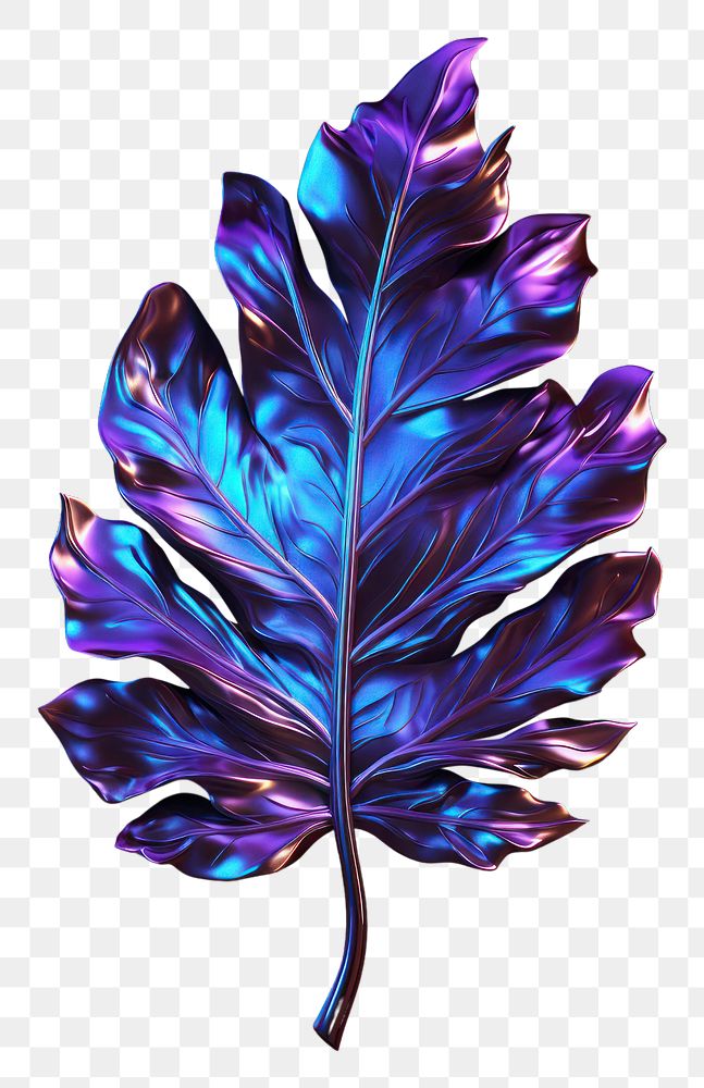 PNG Neon Oblong leaf pattern purple plant. AI generated Image by rawpixel.