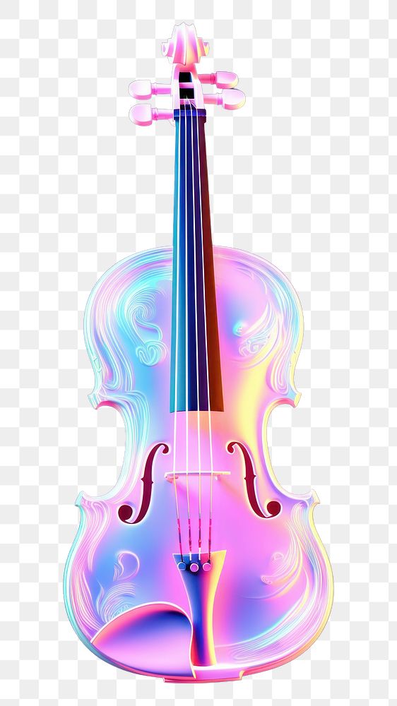 PNG Pastel violin performance glowing guitar