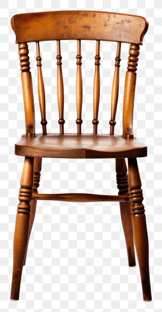PNG  Wood chair furniture white background architecture