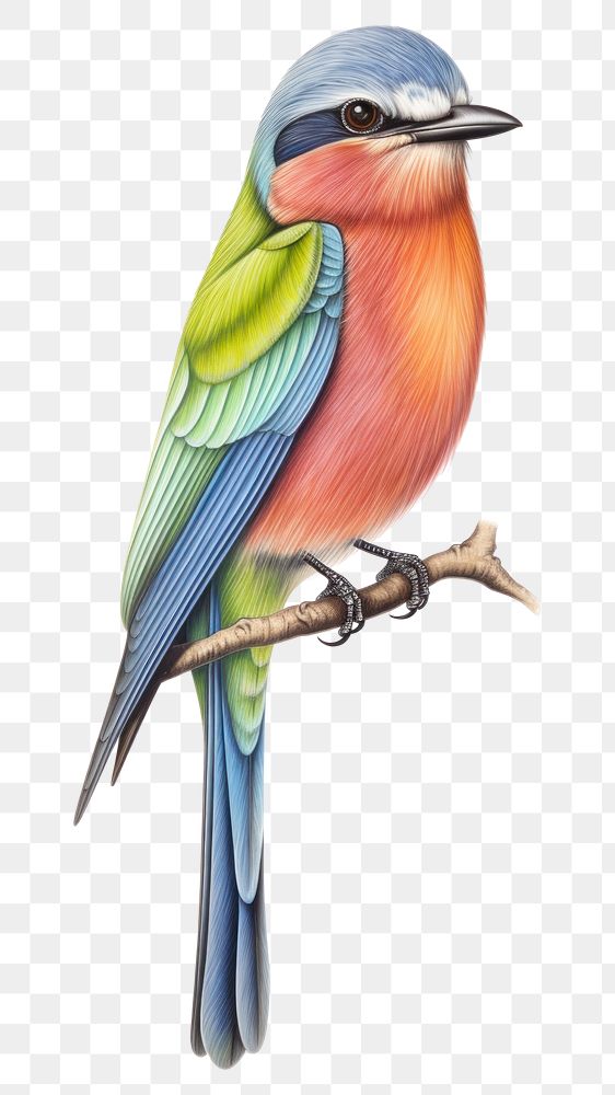 PNG  Spring bird drawing animal sketch. AI generated Image by rawpixel.