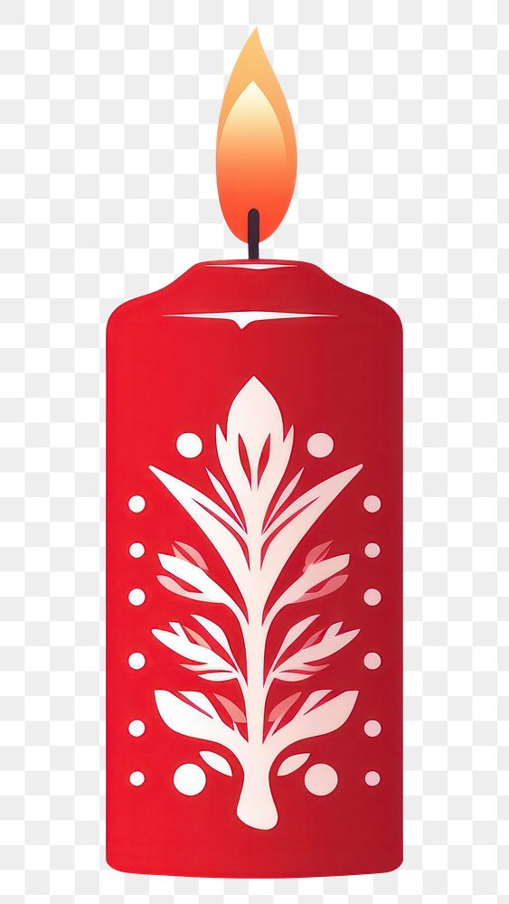PNG Candle christmas red white background. AI generated Image by rawpixel.