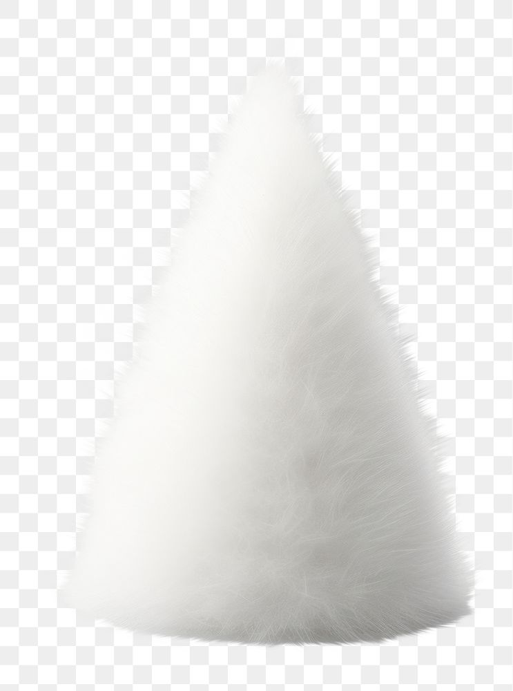 PNG Cone shape white celebration christmas. AI generated Image by rawpixel.