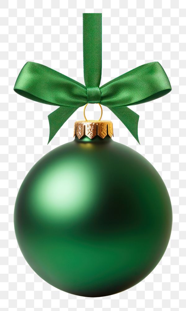 PNG Christmas ornament hanging green. AI generated Image by rawpixel.