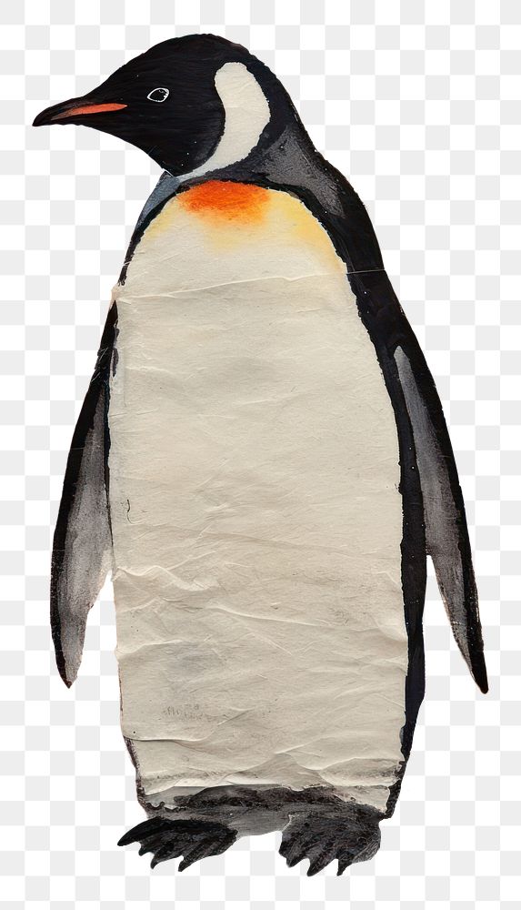 PNG Penguin animal bird art. AI generated Image by rawpixel.