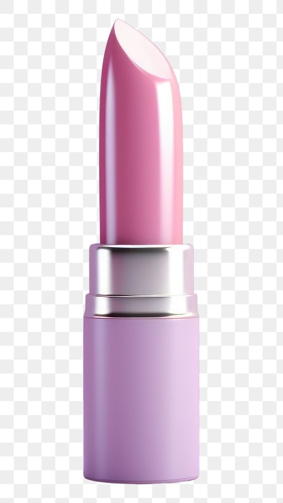 PNG Lipstick cosmetics lavender capsule. AI generated Image by rawpixel.