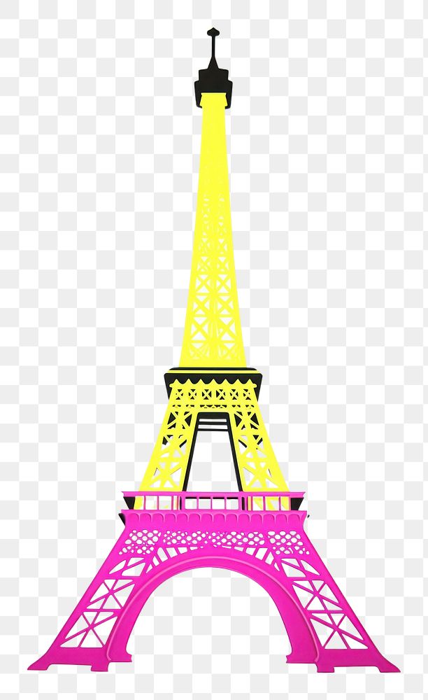 PNG Eiffel tower architecture building landmark. AI generated Image by rawpixel.